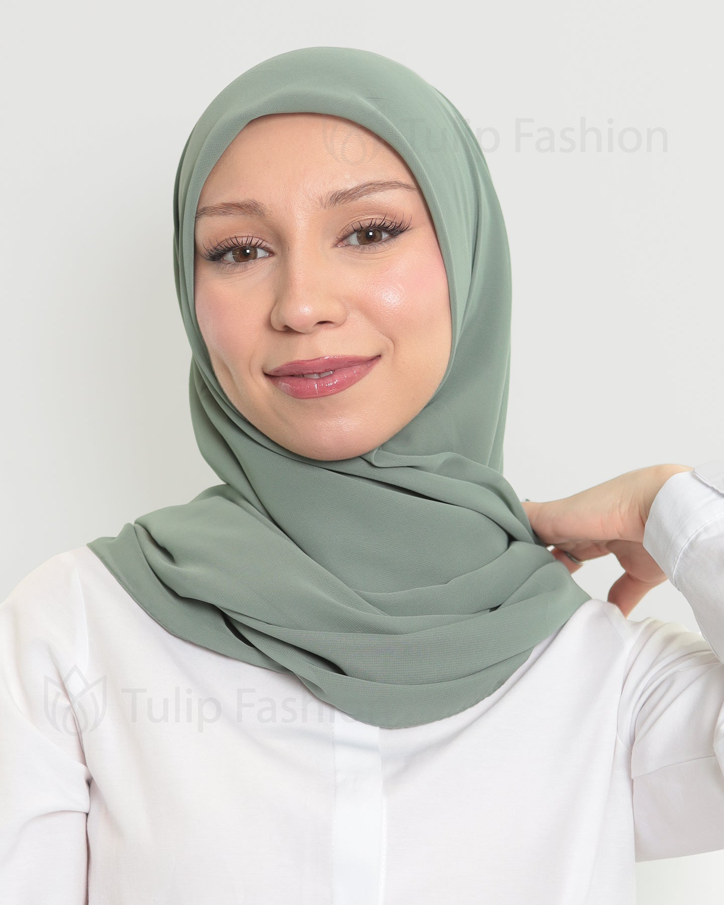 Hijab - Square Chiffon 120cm - Green