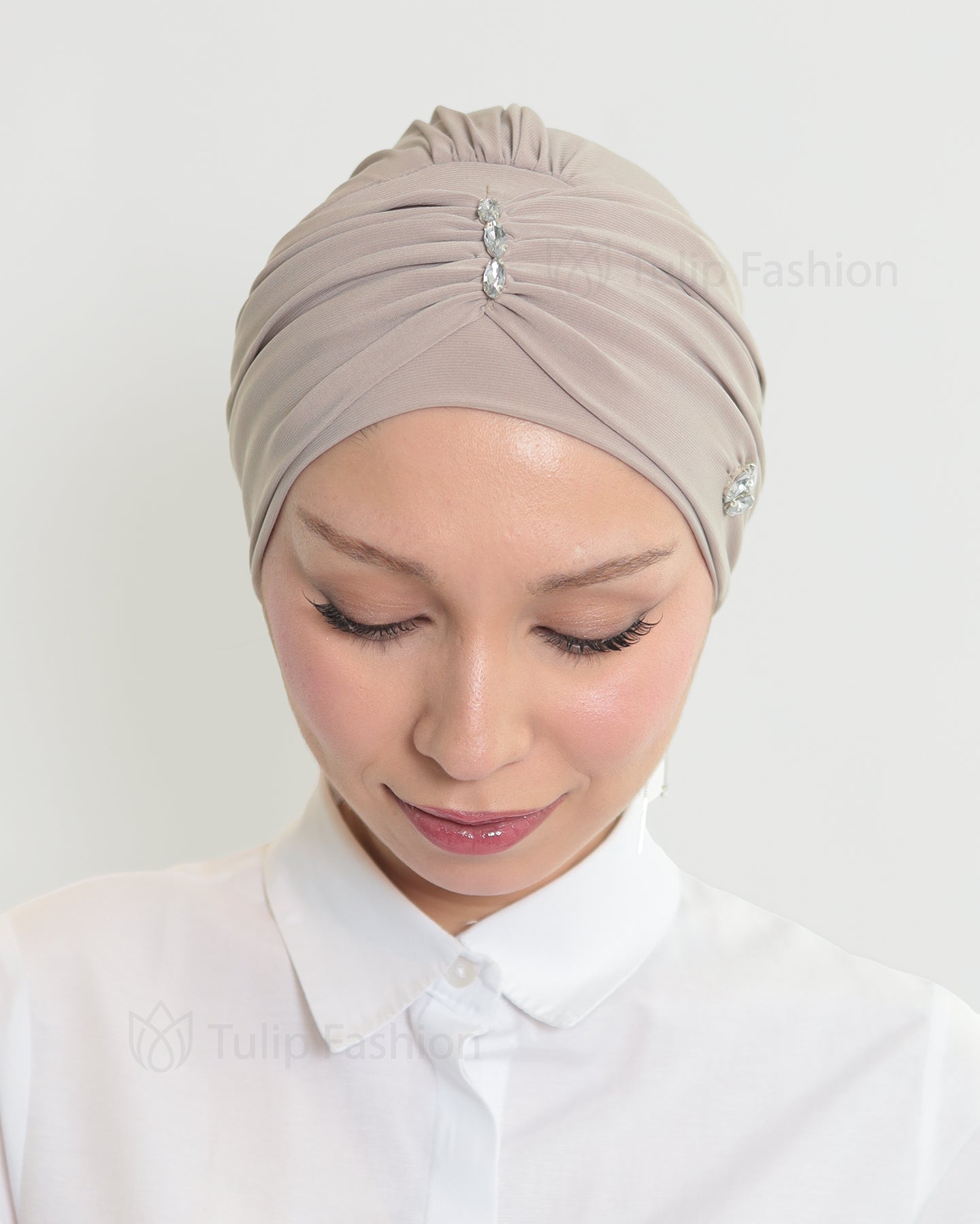 Turban - Jade - Nude Beige