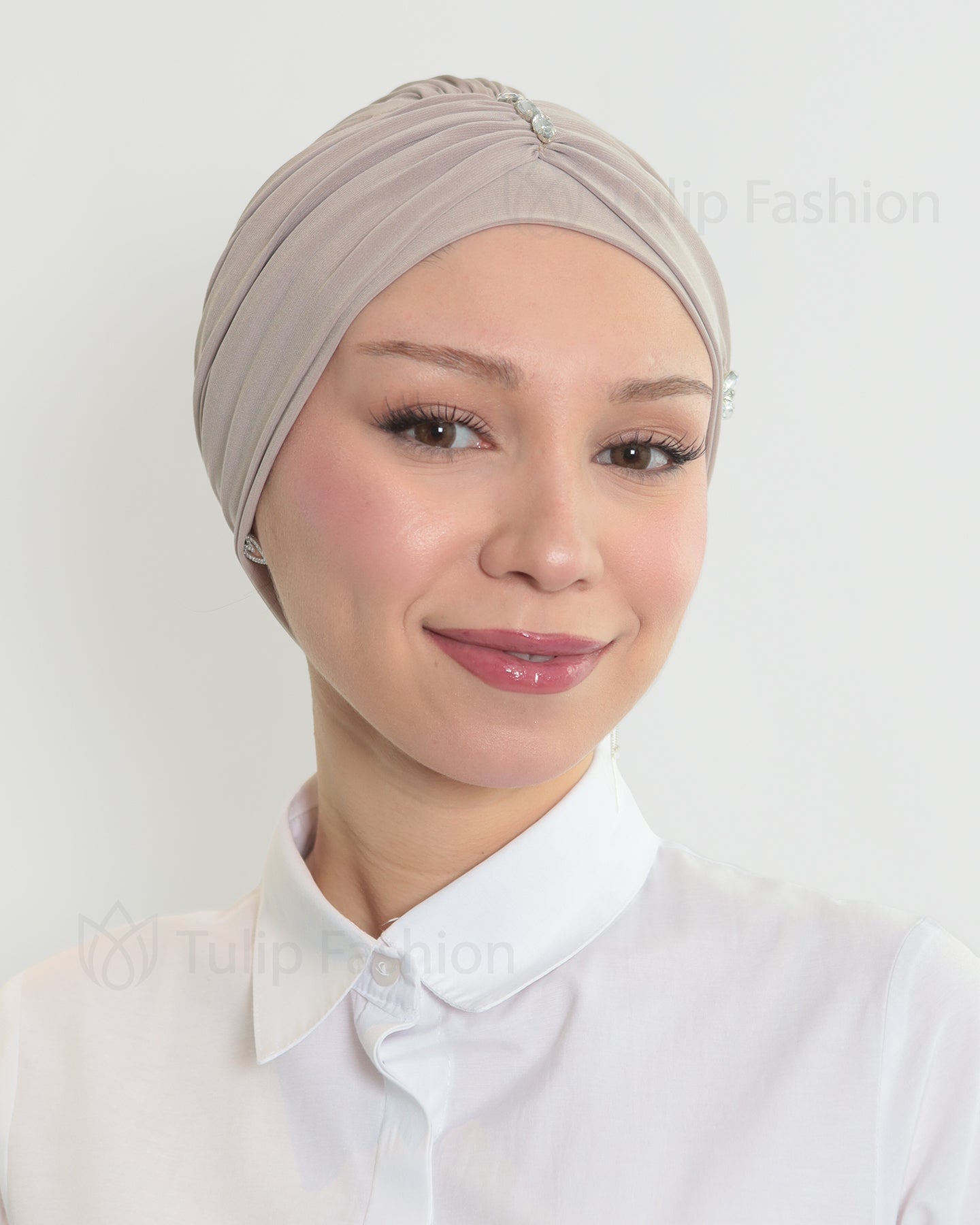 Turban - Jade - Nude Beige