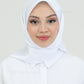 Hijab - Square Satin 95 cm - White