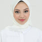 Hijab - Square Satin 95 cm - Off-White