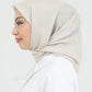 Hijab - Square Satin 95 cm - Beige