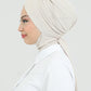 Turban with shawl - Tulin - Beige