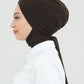 Turban with shawl - Tulin - Dark Brown