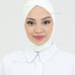 Turban with shawl - Tulin - Off-White