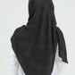 Hijab - Square Viskon 120 cm - Black