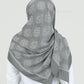 Hijab - Square Viskon 120 cm - Gray