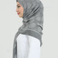 Hijab - Square Viskon 120 cm - Gray