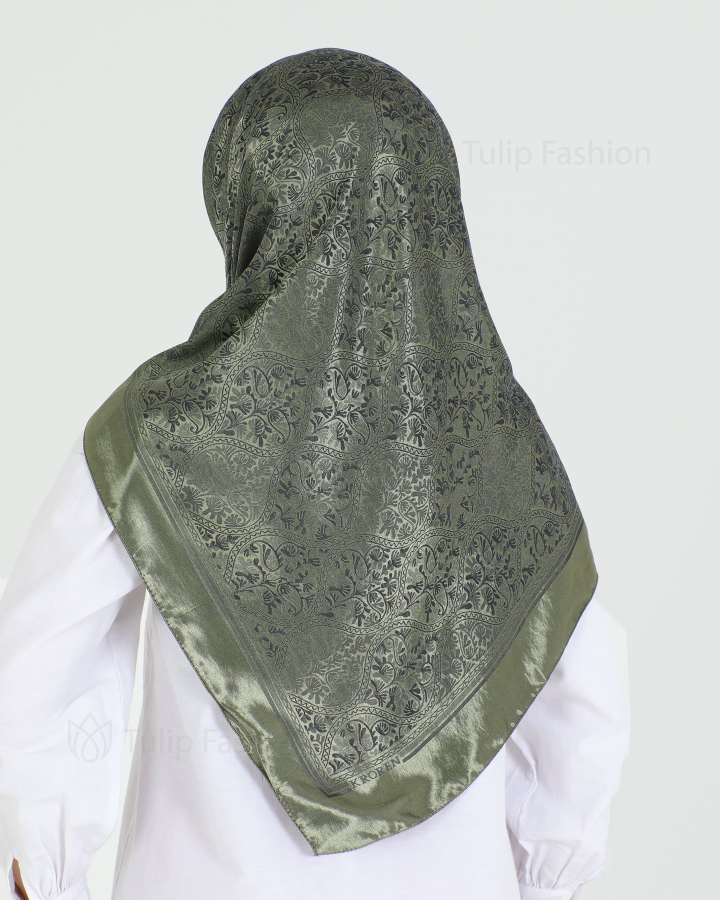 Hijab - Square Viskon 120 cm - Green