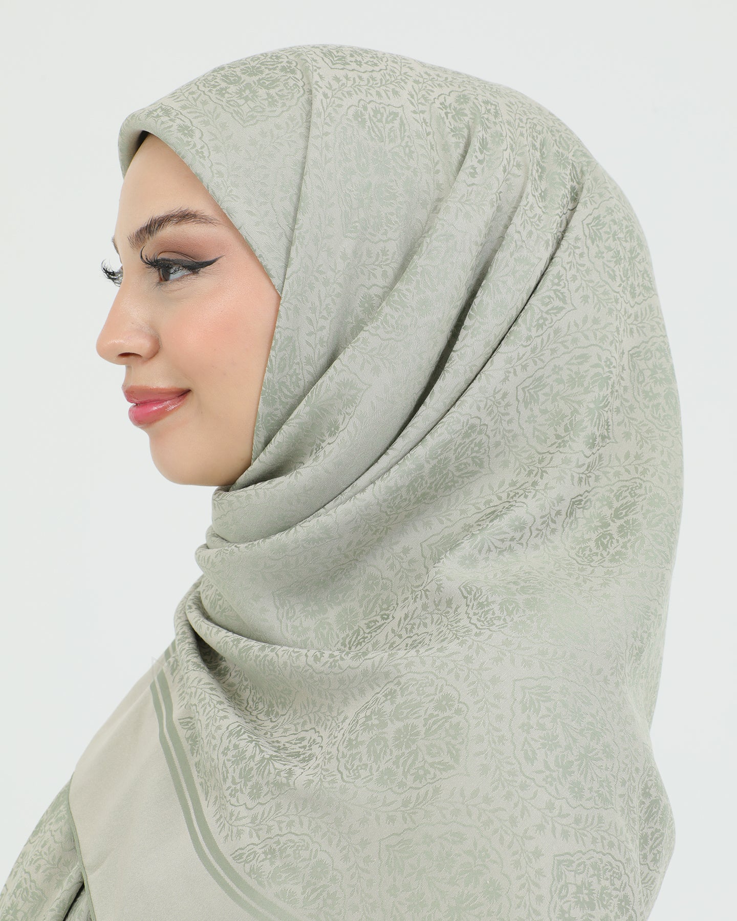 Hijab - Square Viskon 120 cm - Pistachio Green