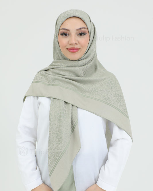 Hijab - Square Viskon 120 cm - Pistachio Green