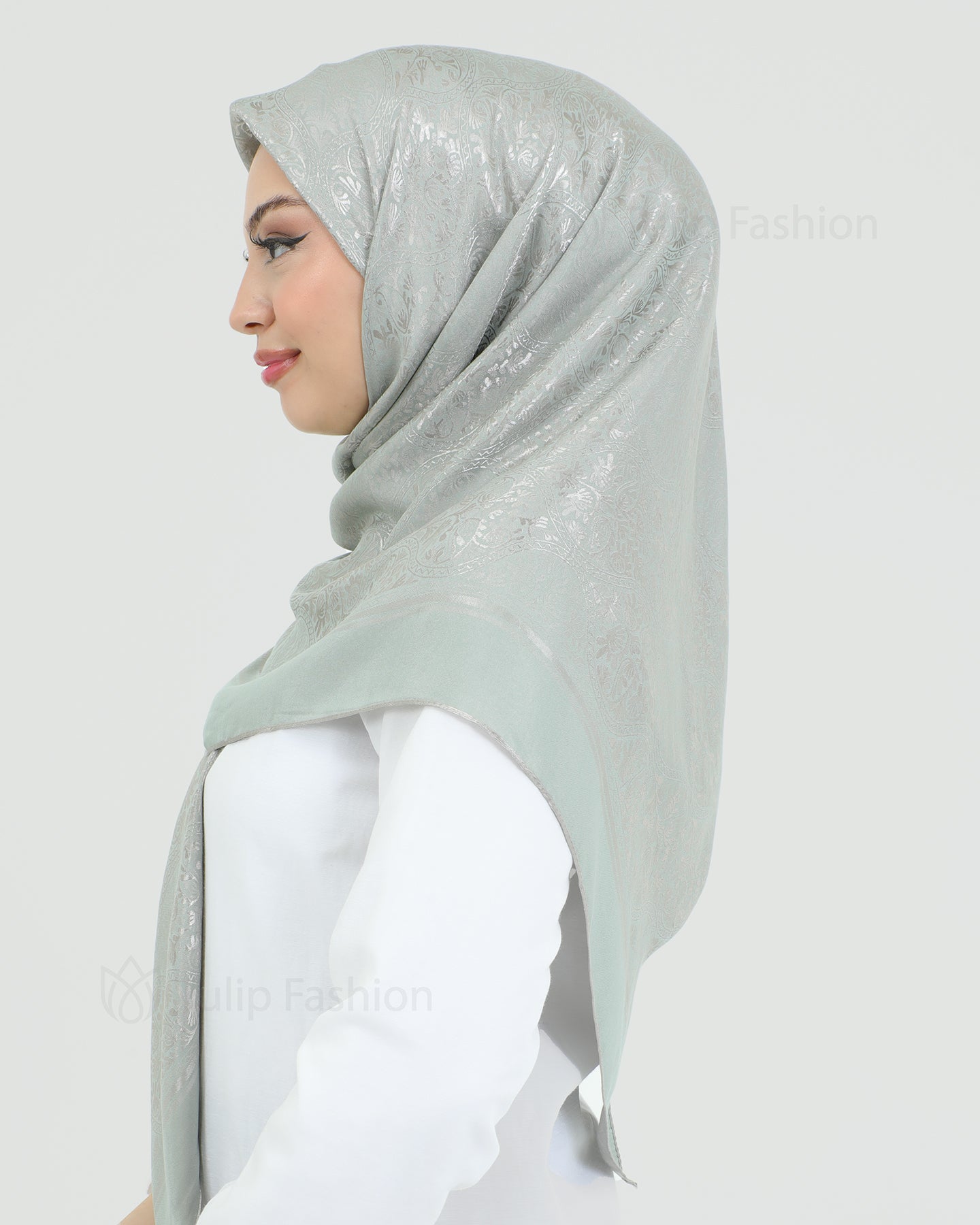 Hijab - Square Viskon 120 cm - Green