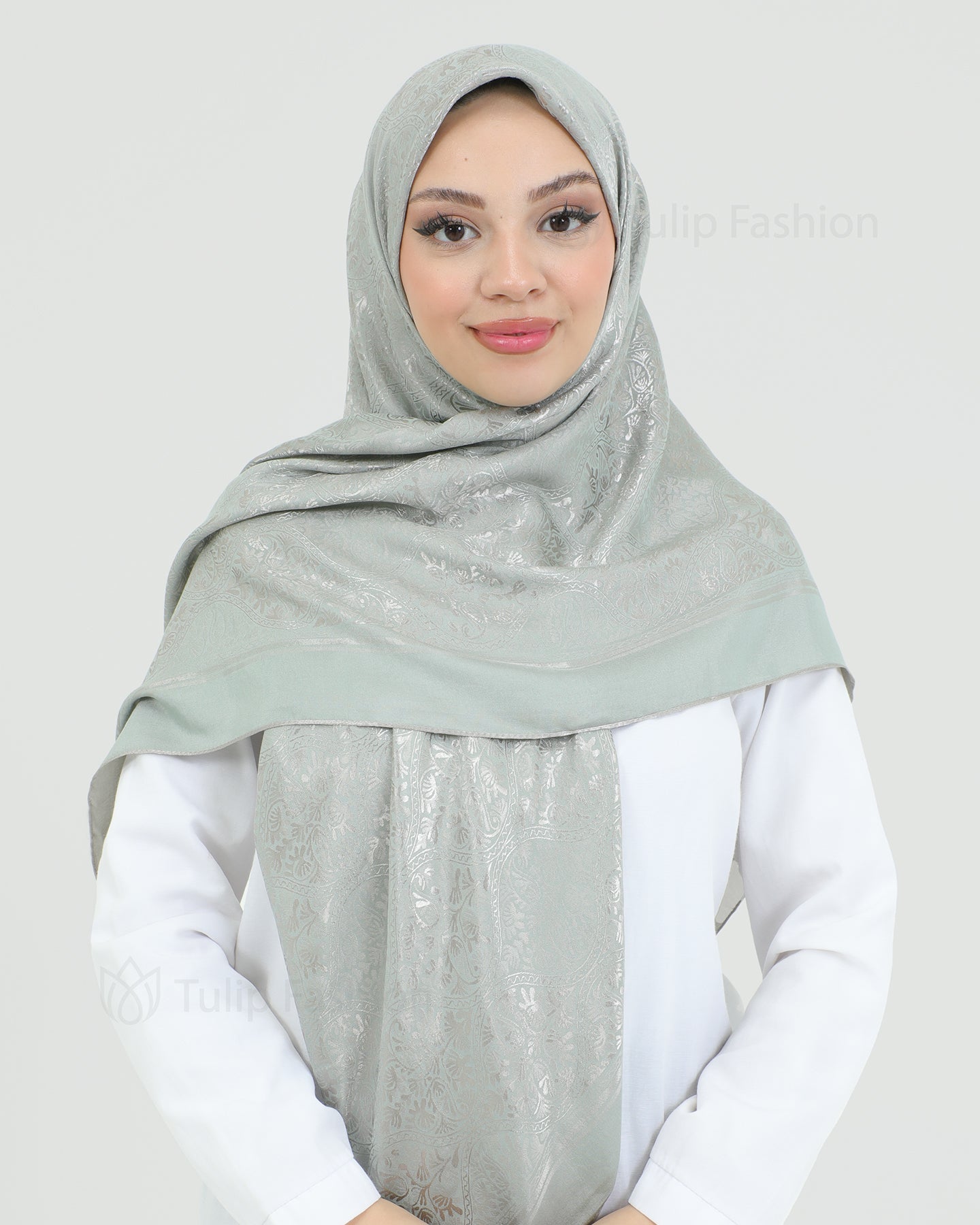 Hijab - Square Viskon 120 cm - Green