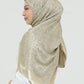 Hijab - Square Viskon 120 cm - Beige