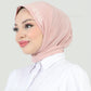Hijab - Instant Lycra Leaf - Pink