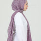 Hijab - Squares - Mauve