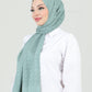 Hijab - Satin Waves - Green