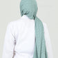 Hijab - Satin Waves - Green