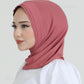 Hijab - Jersey Stripes One Piece - Pink