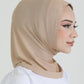 Hijab - Jersey Stripes One Piece - Beige