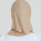 Hijab - Jersey Stripes One Piece - Beige