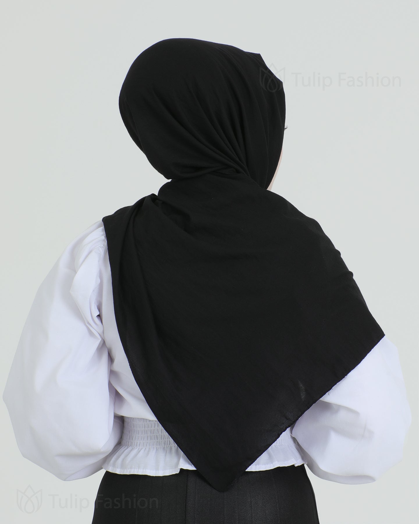 Hijab - Woven - Black