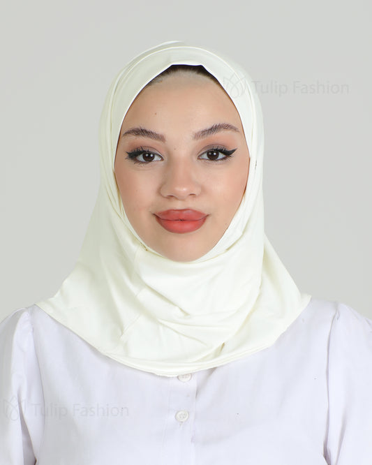 Sport Hijab - One Piece - Off-White