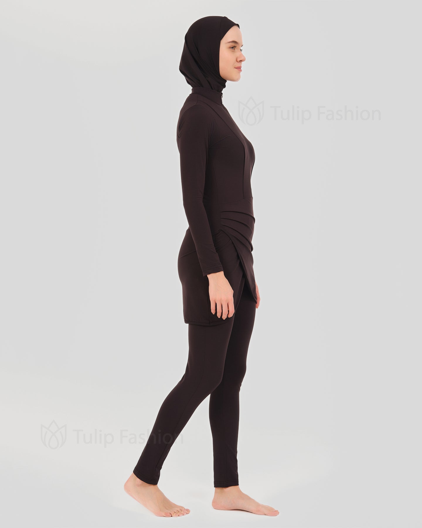 Muslim Swimsuit with hijab - Black