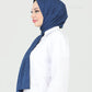 Hijab - Satin Waves - Midnight blue
