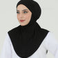 Hijab - Instant Jersey with band - Black