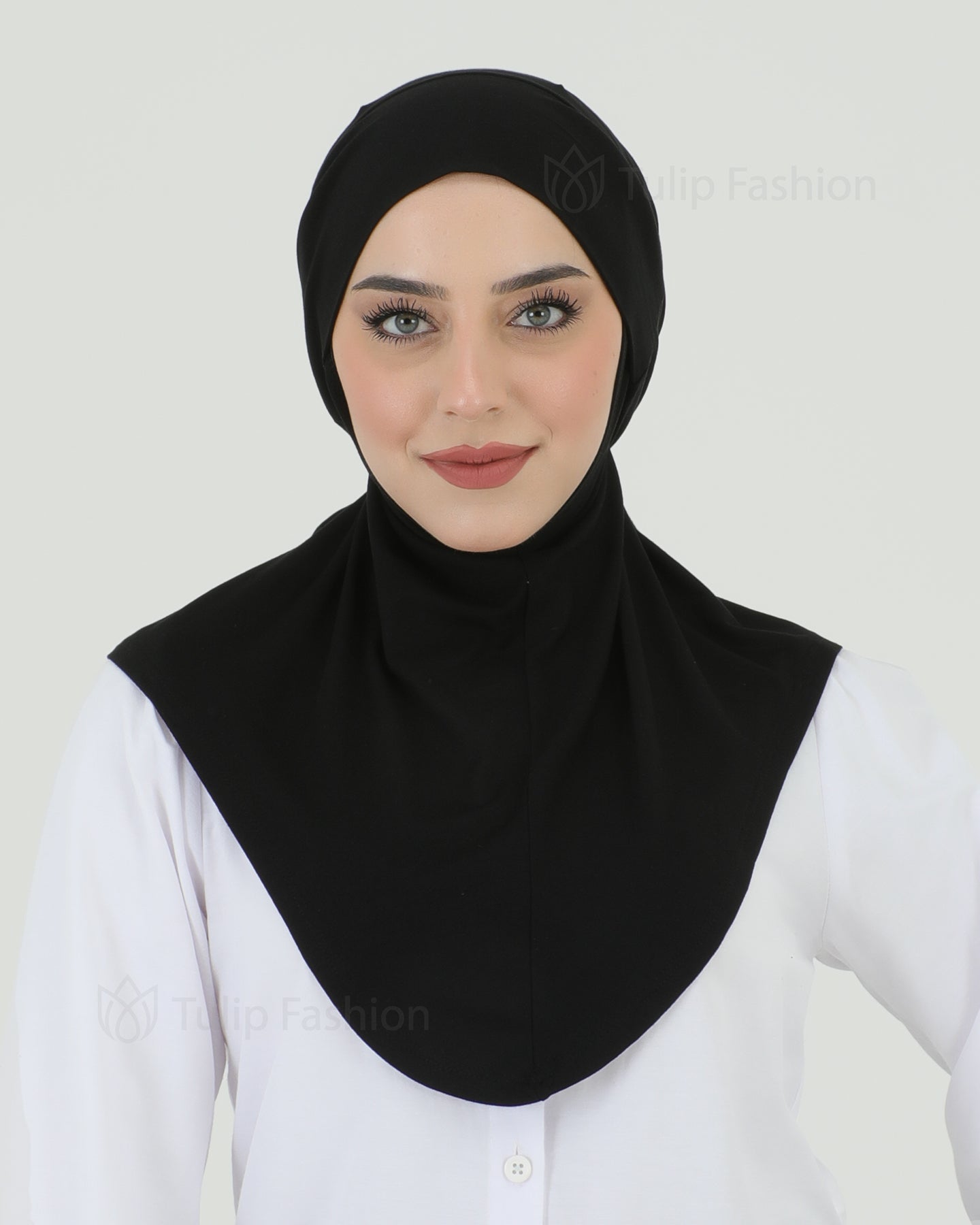 Hijab - Instant Jersey with band - Black