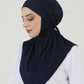 Hijab - Instant Jersey with band - Midnight Blue