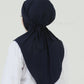 Hijab - Instant Jersey with band - Midnight Blue