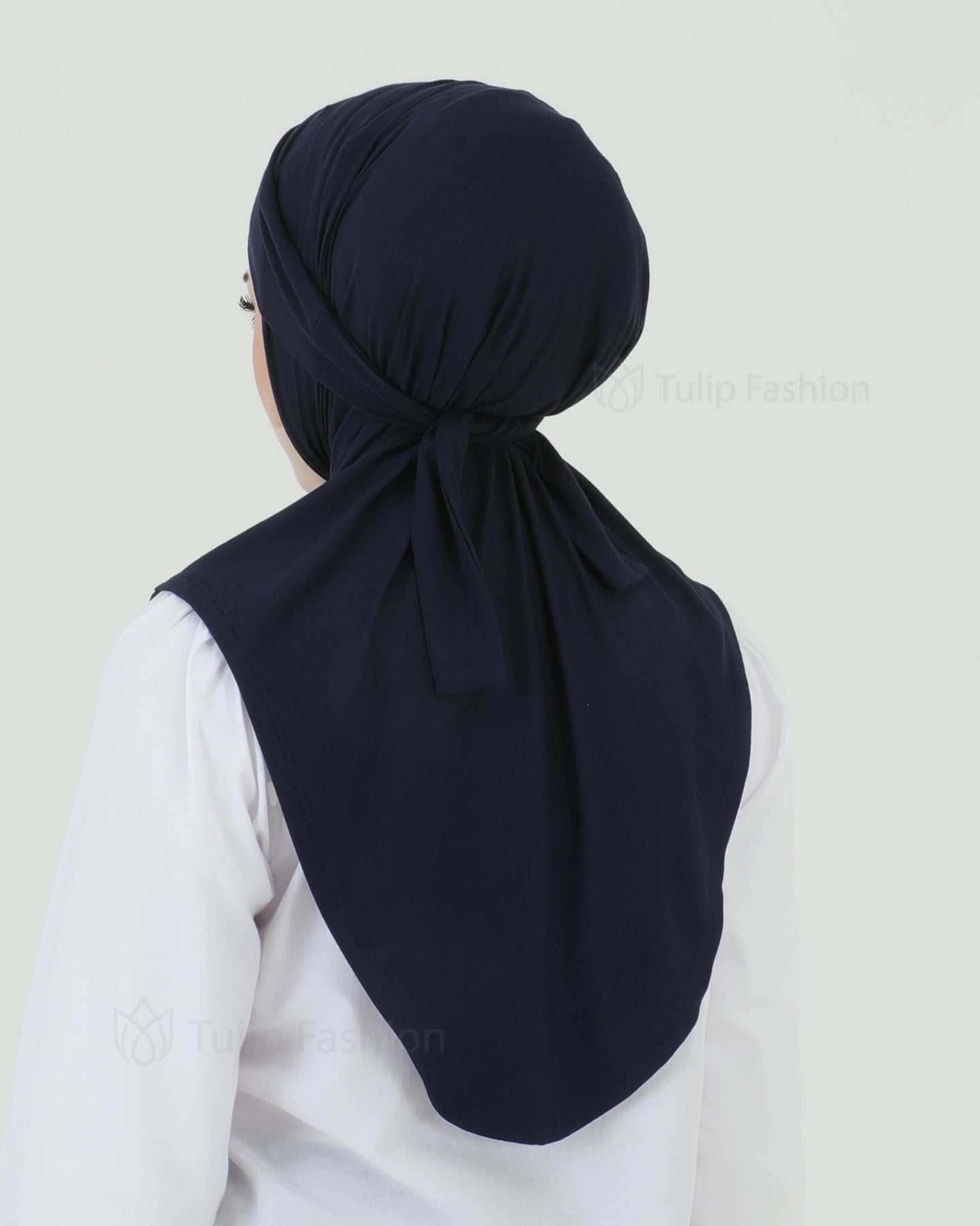 Hijab - Instant Jersey with band - Midnight Blue