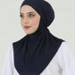 Hijab - Instant Jersey with band - Midnight Blue