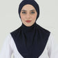 Hijab - Instant Jersey with band - Midnight Blue