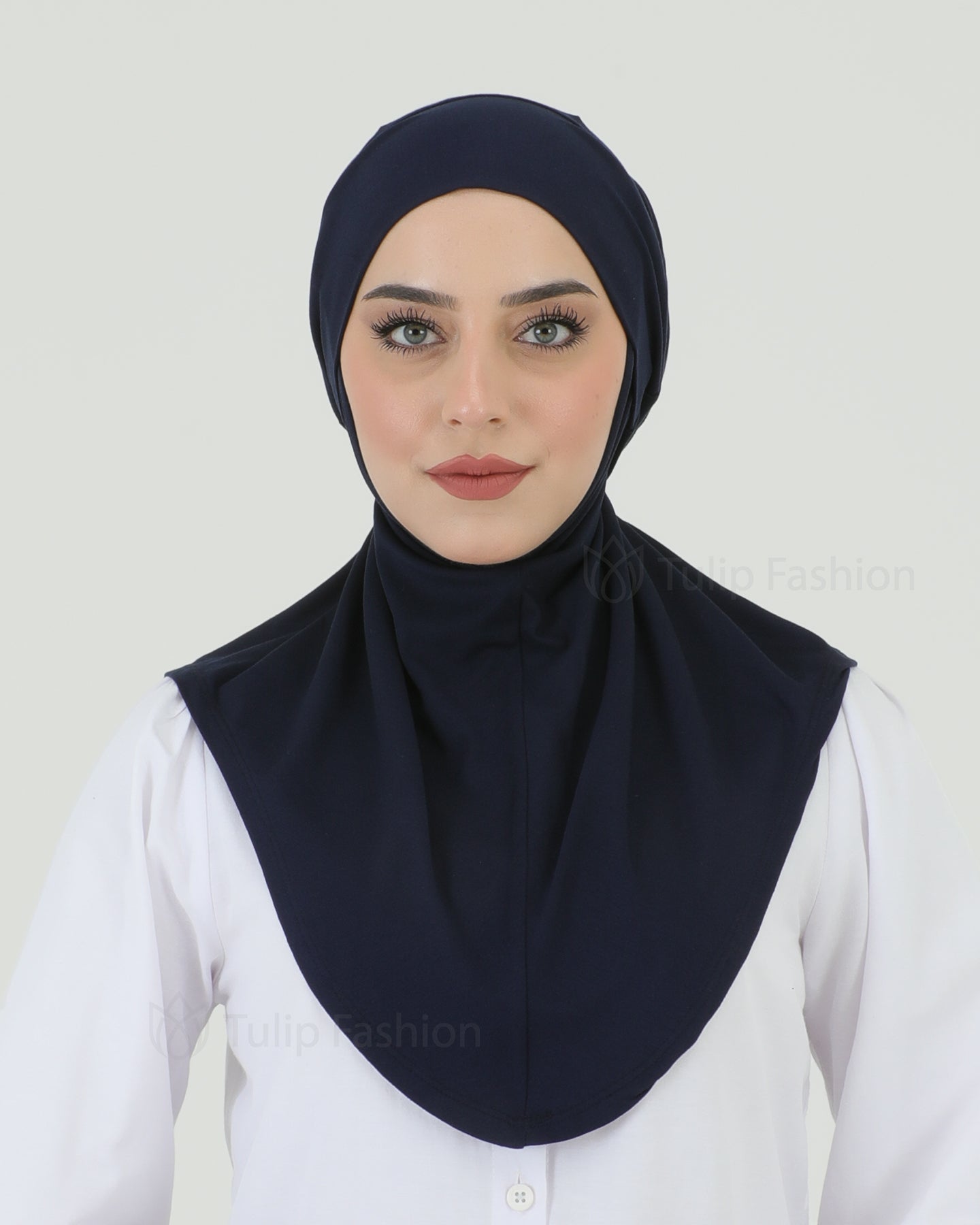 Hijab - Instant Jersey with band - Midnight Blue