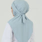 Hijab - Instant Jersey with band - Blue