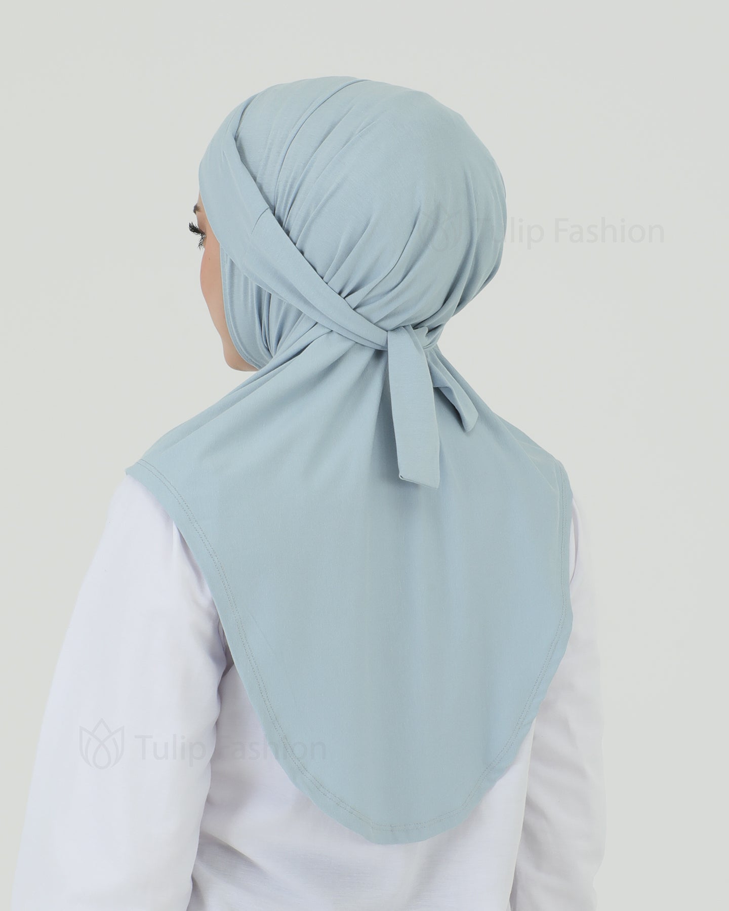 Hijab - Instant Jersey with band - Blue