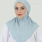 Hijab - Instant Jersey with band - Blue