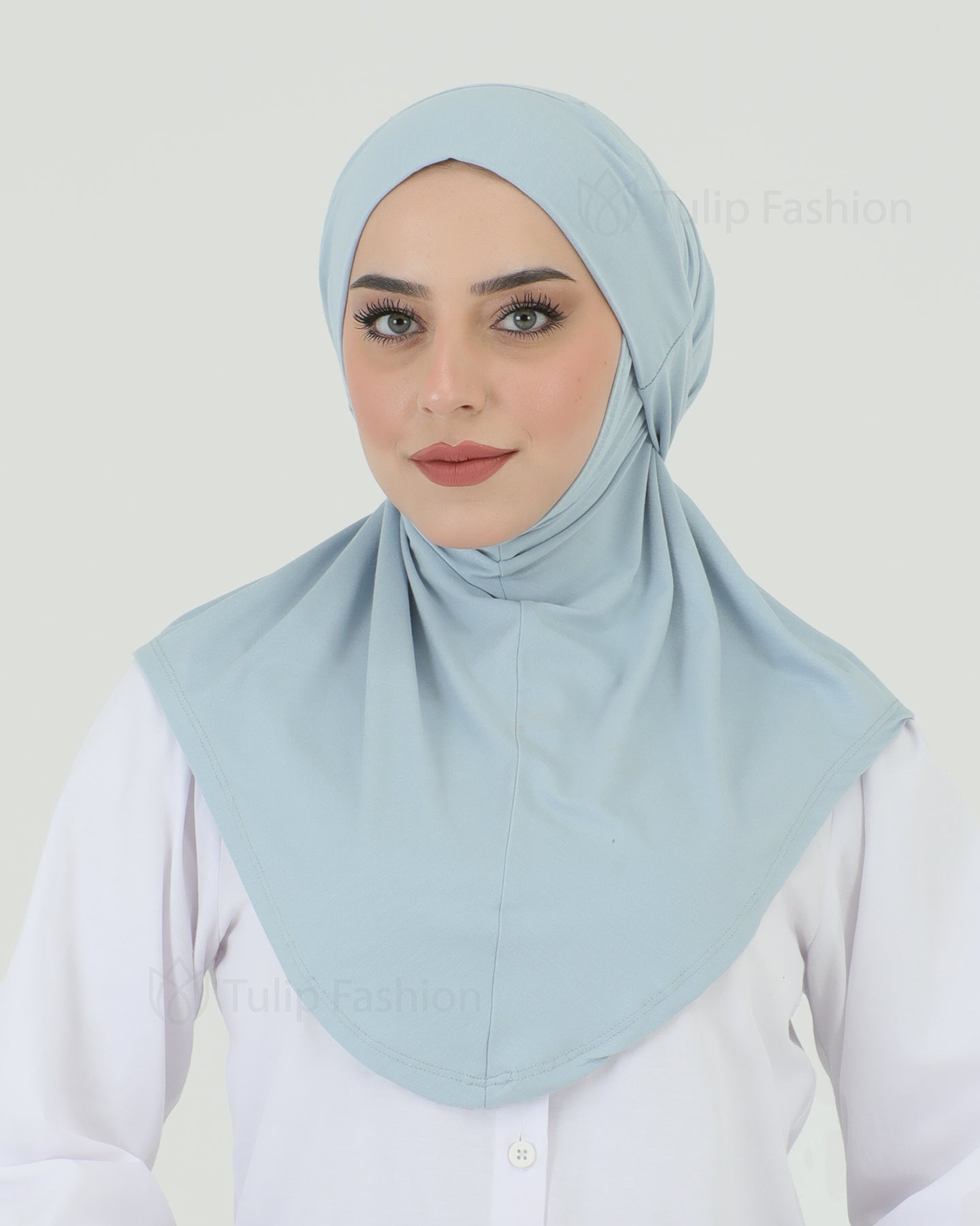 Hijab - Instant Jersey with band - Blue