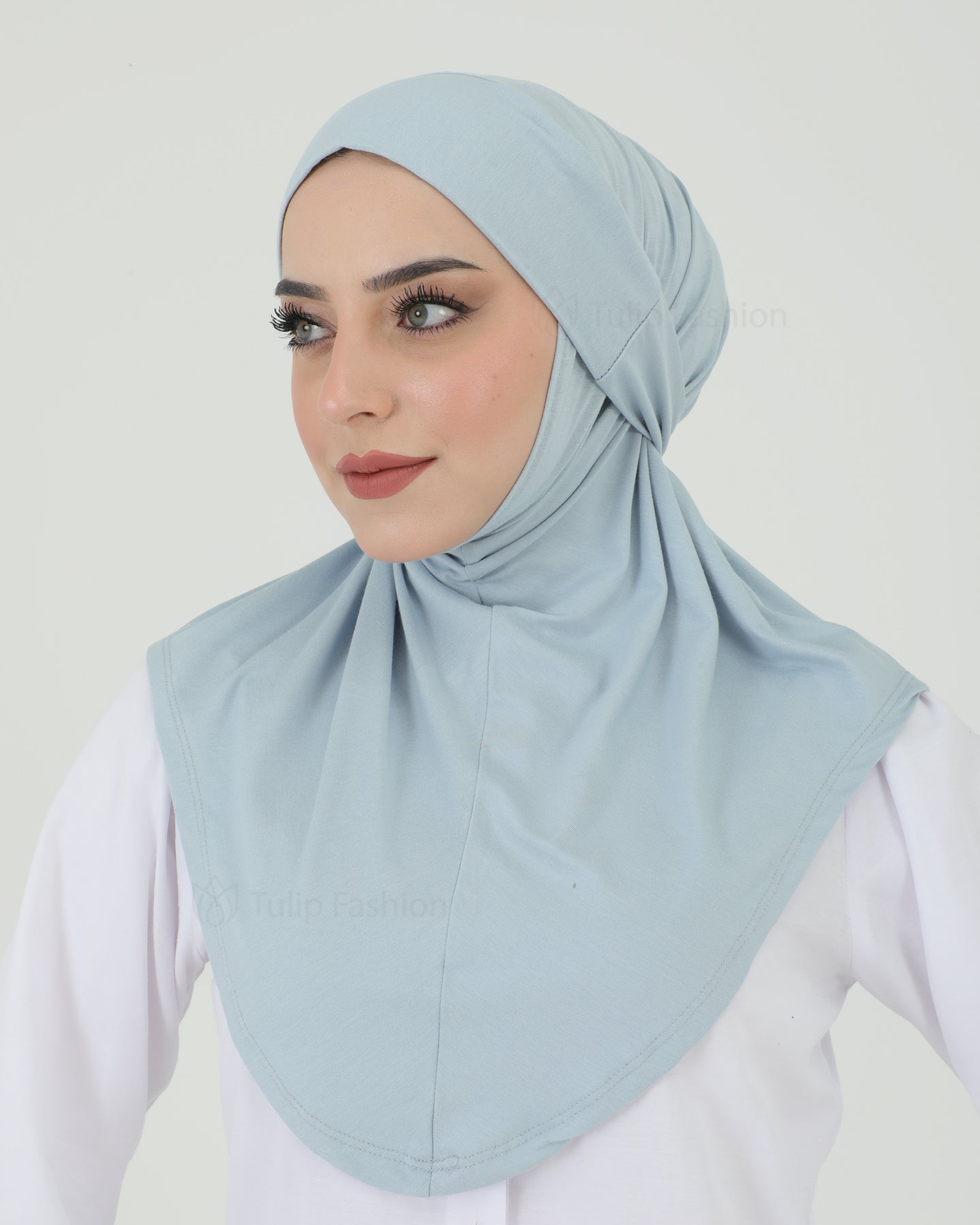 Hijab - Instant Jersey with band - Blue