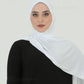 Hijab - Instant Jersey - White