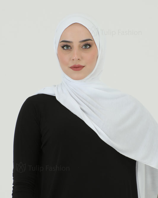 Hijab - Instant Jersey - White