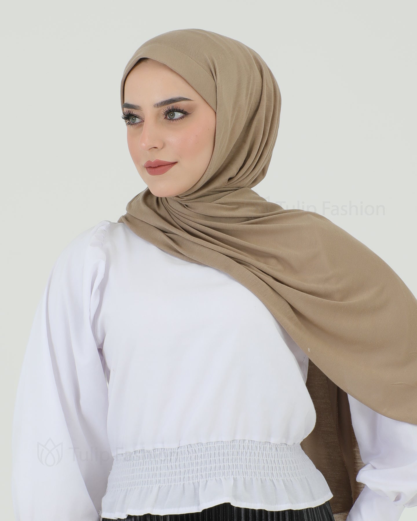 Hijab - Instant Jersey - Nude Beige