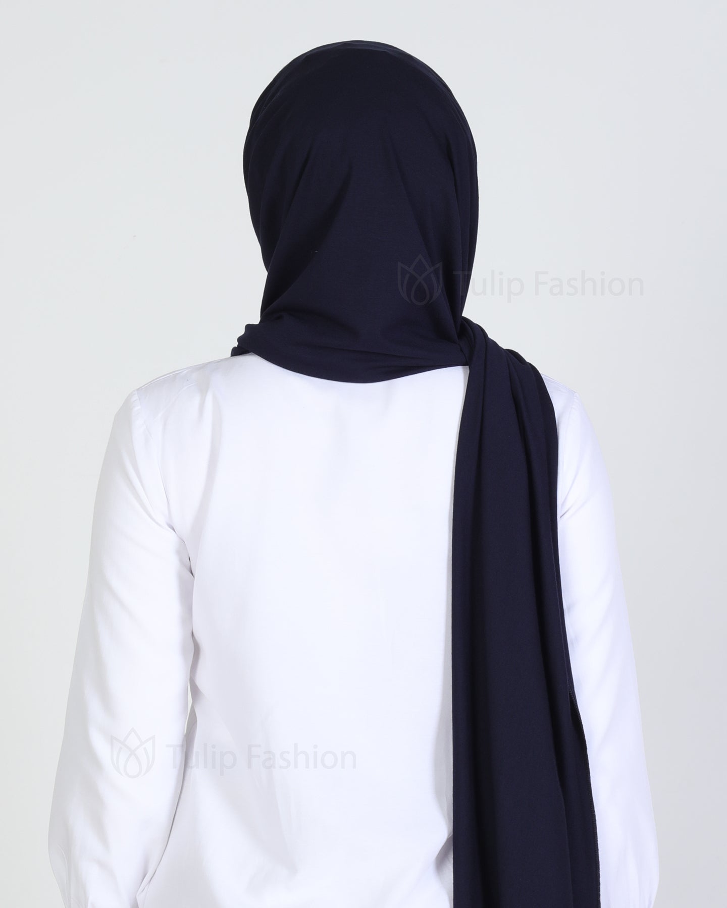 Hijab - Jersey with band - Midnight Blue
