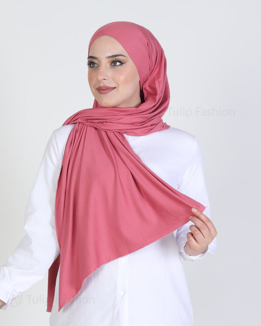 Hijab - Jersey with band - Pink