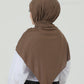 Hijab - Instant Jersey - Cacao Brown