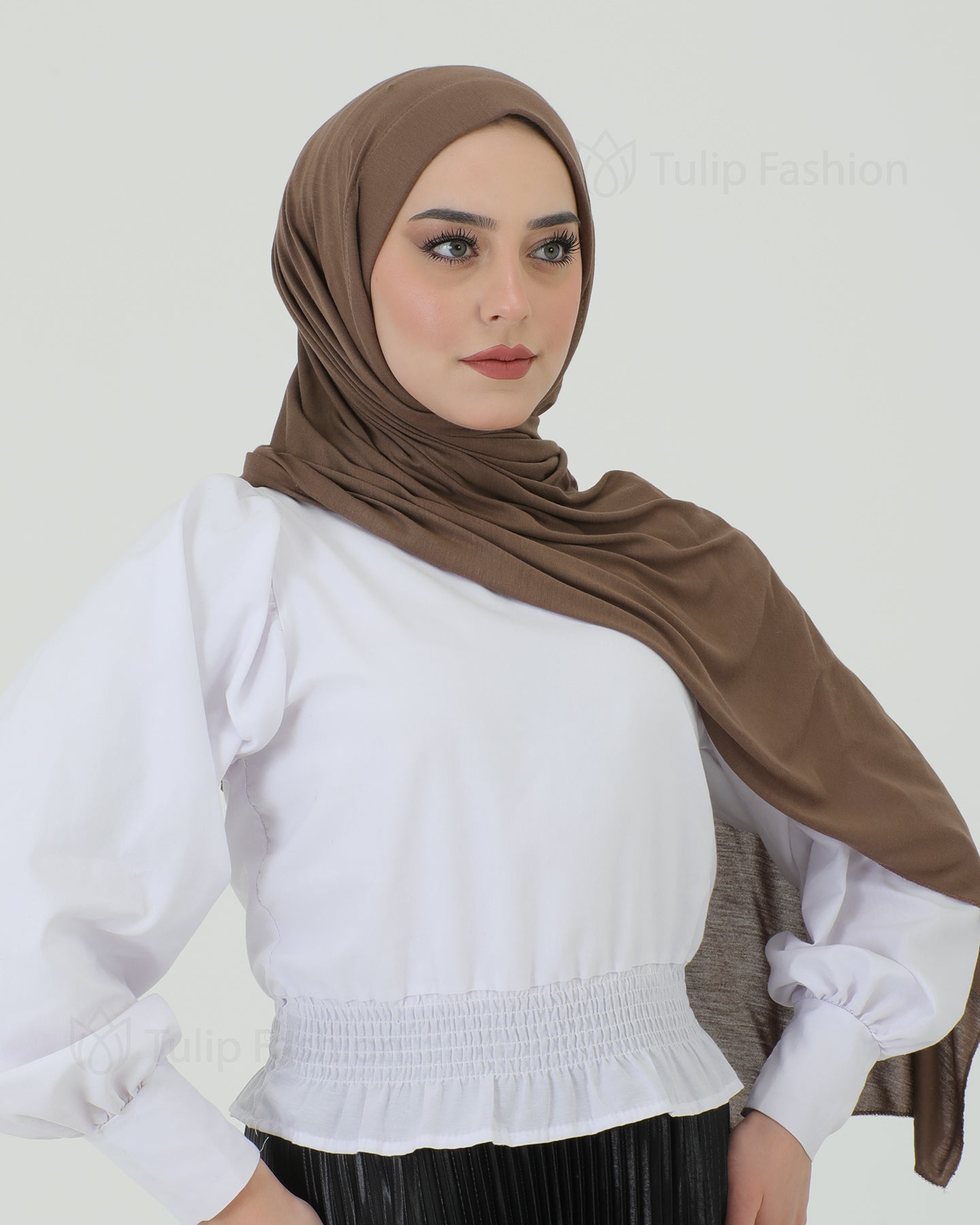 Hijab - Instant Jersey - Cacao Brown