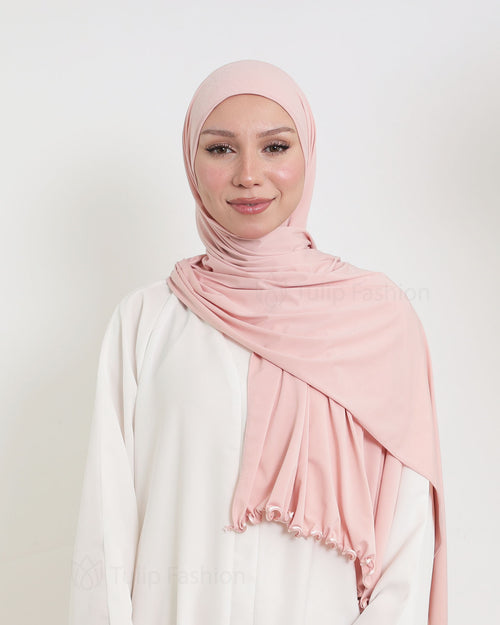 Hijab - Lycra - Light pink
